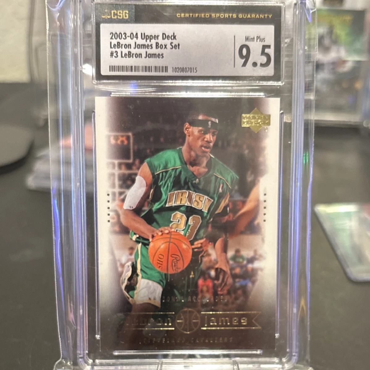LeBron James Grade 9.5 Basketball Rookie Sports Trading Cards