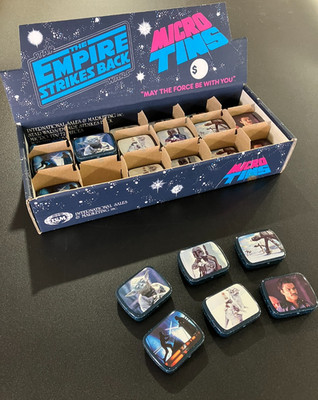 Star Wars Empire Strikes Back: Set of 6 Vintage 1980 Micro Tins: Boba Fett, Yoda
