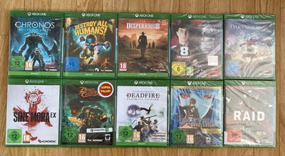 XBox One 10 Spiele Sammlung  NEU + OVP   7 % Rabatt beim Kauf von  2
