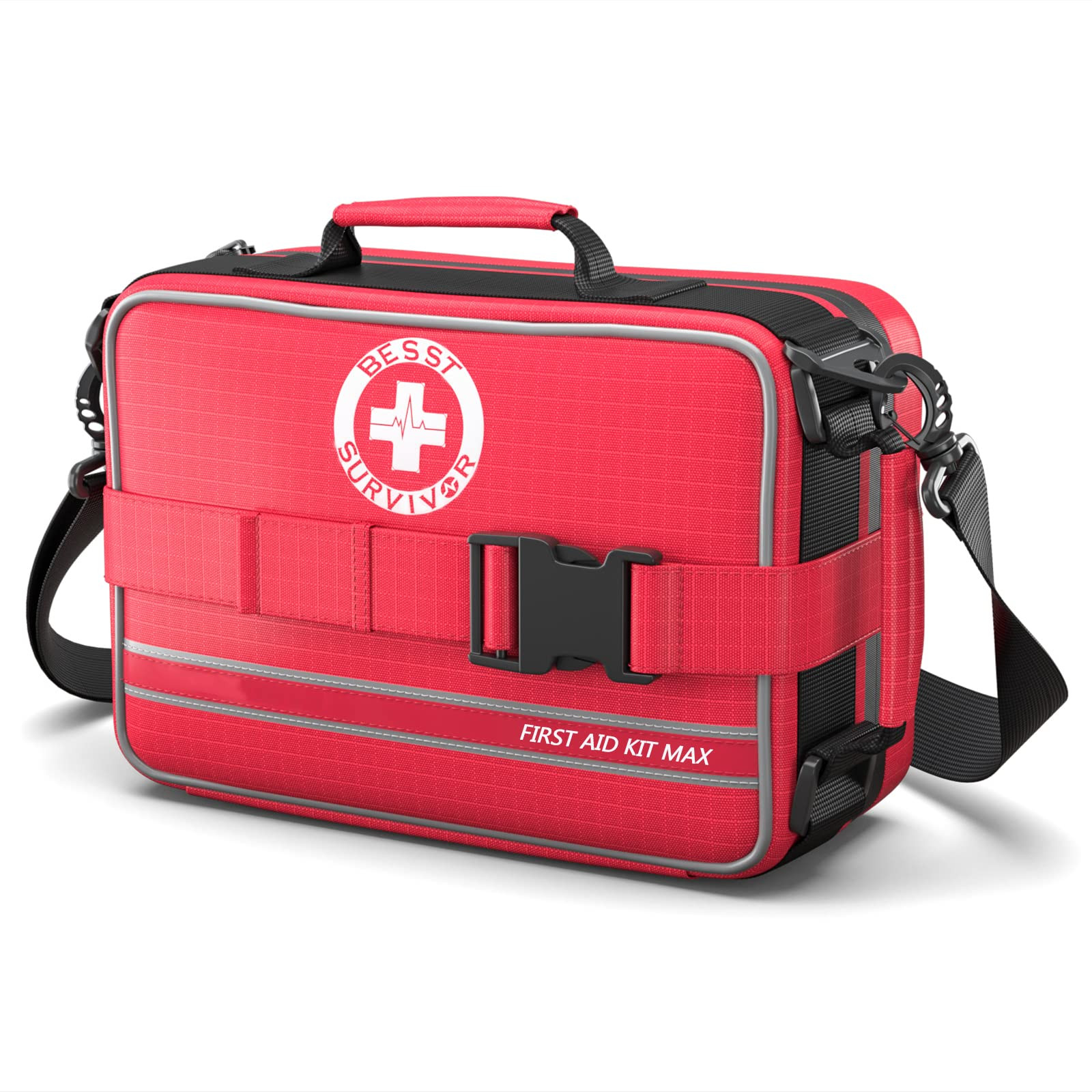 Comprehensive First Aid Kits, Advanced Trauma Kits with Labeled Compartments,...