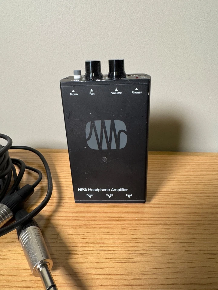 PreSonus HP2 Personal Headphone Amplifier Tested Great + Stereo 1/4 Input Cable - Image 4 of 4