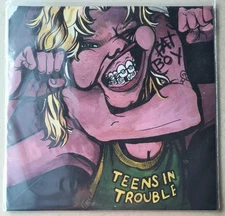 Teens In Trouble / Bat Boy 12" Split EP red vinyl Lizzie Killian Jake Guralnik