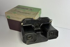 Bakelite Vintage 1950s Sawyers View Master Stereoscope Viewer In Box with Reels