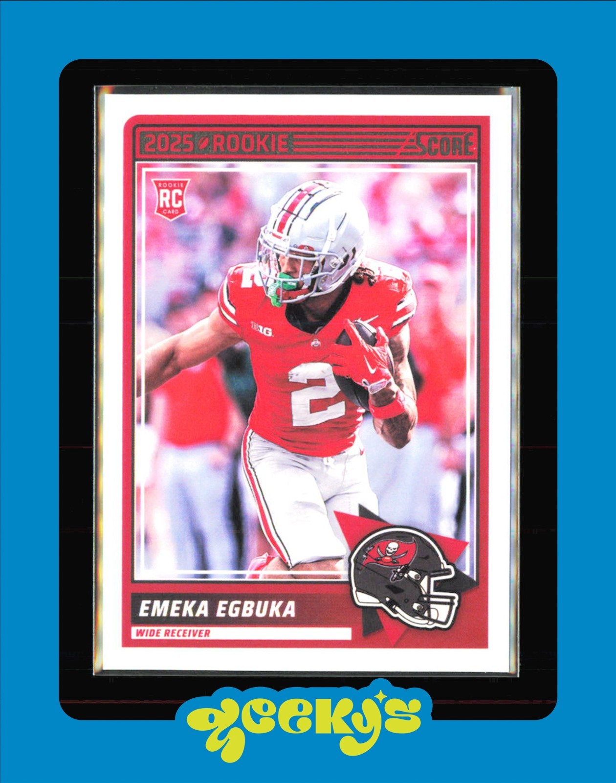 TAMPA BUCANEERS 2025 Score - Rookies Emeka Egbuka #2 (RC)