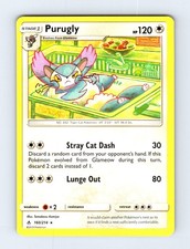 Purugly 160/214 Rare Unbroken Bonds Pokemon Card Moderately Played on eBay