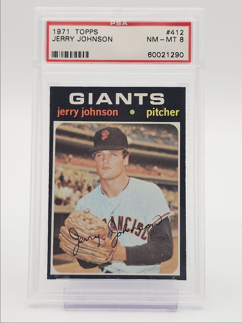 1971 Topps TOPPS #412 Jerry Johnson front