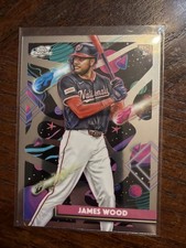 2025 Topps Chrome Cosmic - James Wood #1 Rookie Washington Nationals (Base)