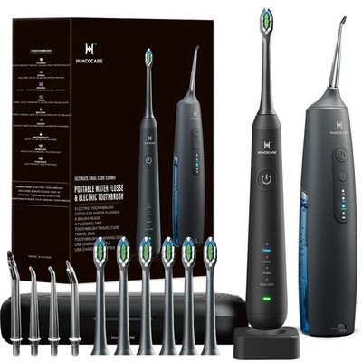 21 Oral Clean Kit Water Dental flosser & Electric Toothbrush Combo Brushing &...