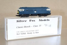 GRAHAM FARISH SILVER FOX MODEL KIT BUILT BR CLASS 35 HYMEK LOCOMOTIVE D7046 on