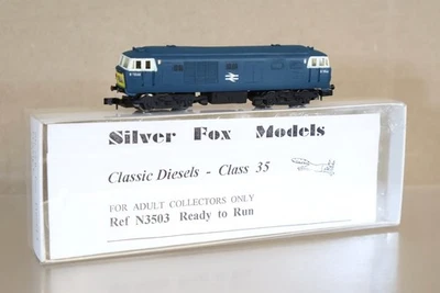 GRAHAM FARISH SILVER FOX MODEL KIT BUILT BR CLASS 35 HYMEK LOCOMOTIVE D7046 on - Image 1 of 4