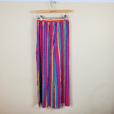 Show Me Your Mumu Rainbow Stripe Explorer Pants Size S