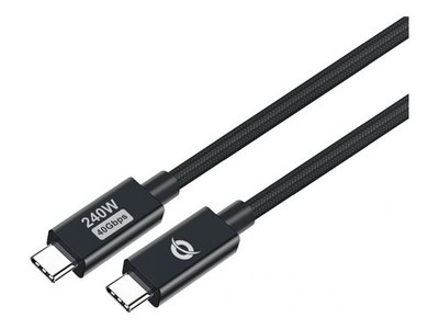 Conceptronic ETTA04B12 USB 4.0 Gen 3 C-C PD 3.1 1.2M Adapter Cable for