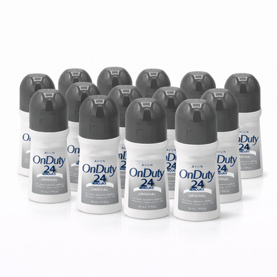 10- Avon On Duty 24 Hours Original Roll-On Anti-Perspirant Deodorant 2.6 oz