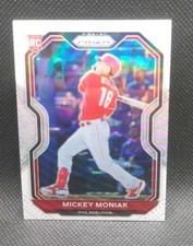 2021 Panini Prizm Tier II Mickey Moniak 190 White Wave Prizm RC Rookie