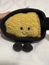 Retired Jellycat Amuseables Raclette Plush Soft Toy Small Yellow/Black with Tags