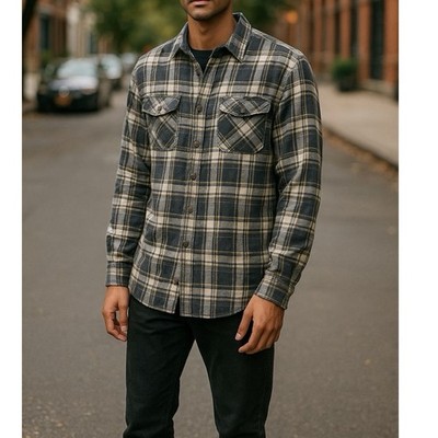 Jach's Men s Heritage Living Flannel Plaid Shirt Size M