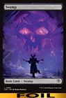 SWAMP  ** FOIL FULL ART ** #269 - Secrets of Strixhaven - NM MTG