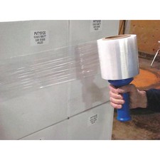 Stretch Wrap, 5" W X 600 Ft. L, 150 Ga, Cast Style, Clear, Heavy Duty, 15A917