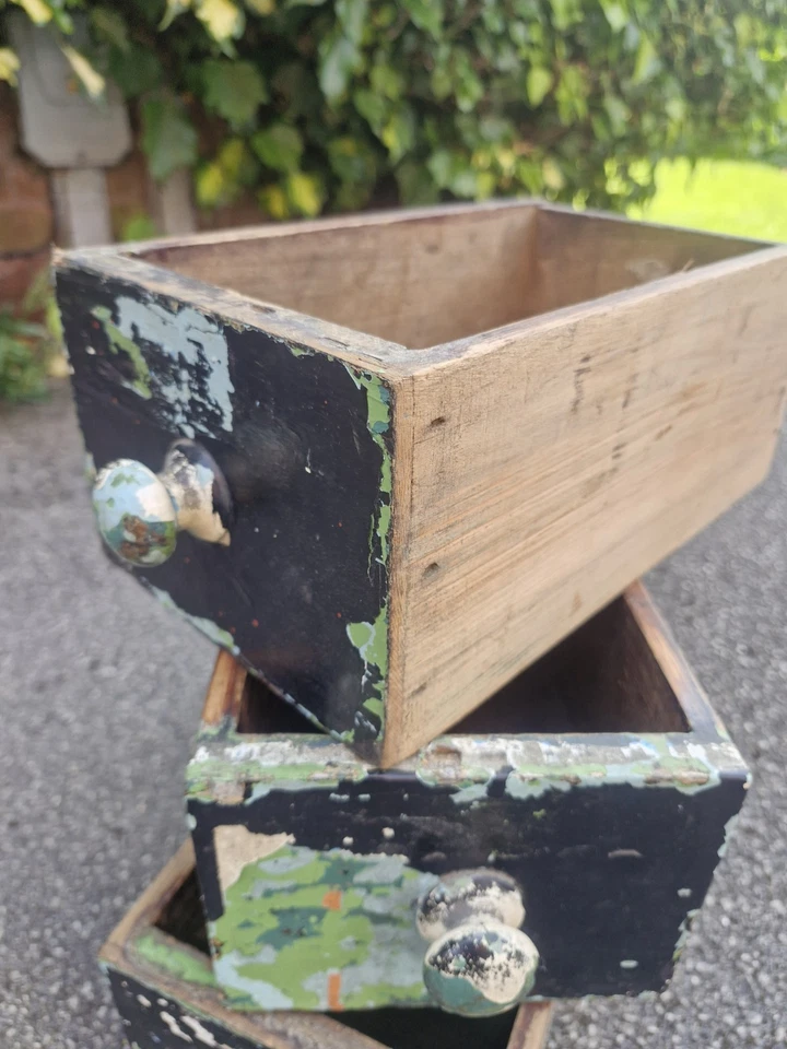 Vintage Pine Storage Drawers - Image 3 of 4