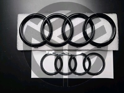 Audi Q7 2009-2015 glänzend schwarz Abzeichen GRILL/STIEFEL (Debadged Style)