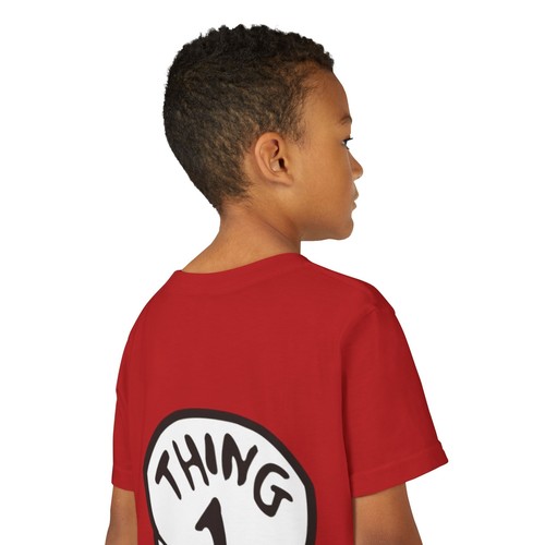 Whimsical Youth Tee - Perfect for Parties, Birthdays, and Everyday Fun, Thing 1, - Picture 11 of 101