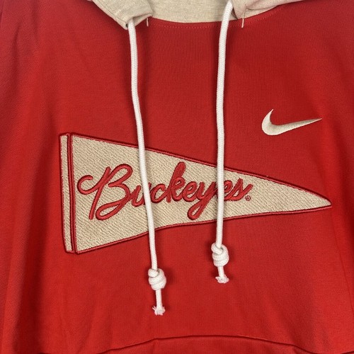 NUEVO CON ETIQUETAS Nike Ohio State Buckeyes College Sudadera con Capucha FJ9005-657 Hombres $95 - Imagen 2 de 8
