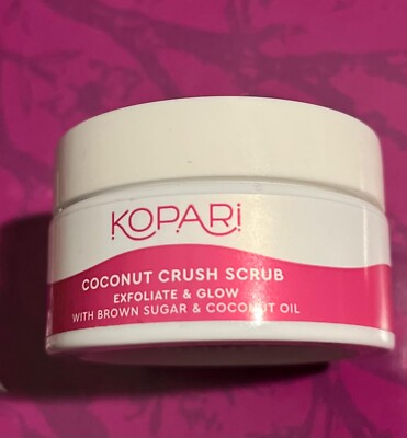KOPARI Beauty Coconut Crush Scrub - Exfoliate&Glow 1 FL OZ/30ml (Sealed) - USA