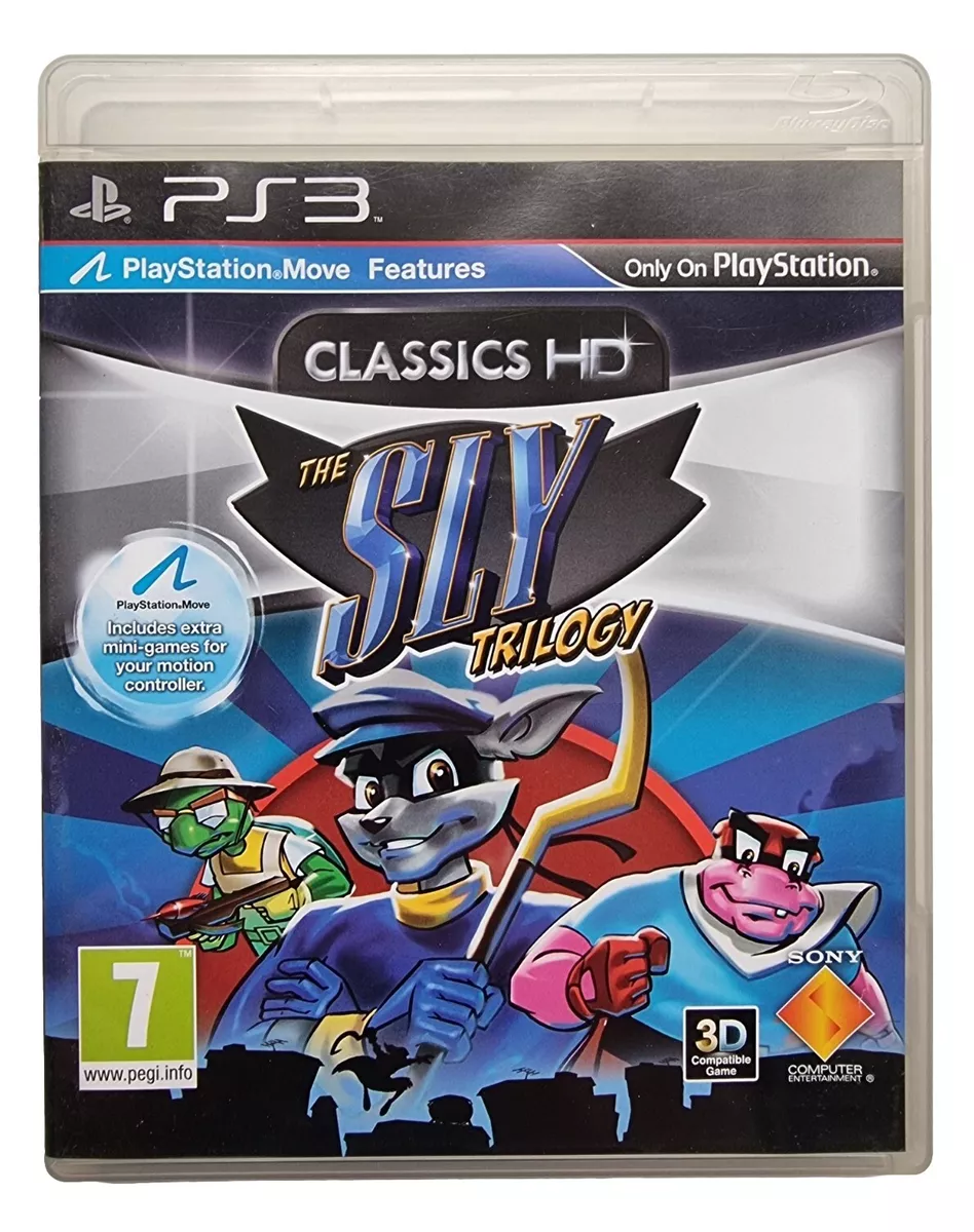 PlayStation 3 Sly Trilogy Move Compatible PS3 RARE PAL