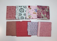 4 Yards Assorted Cotton Fabric 1/2 Yard Cuts - 8 Prints- Fabric Bundle-121