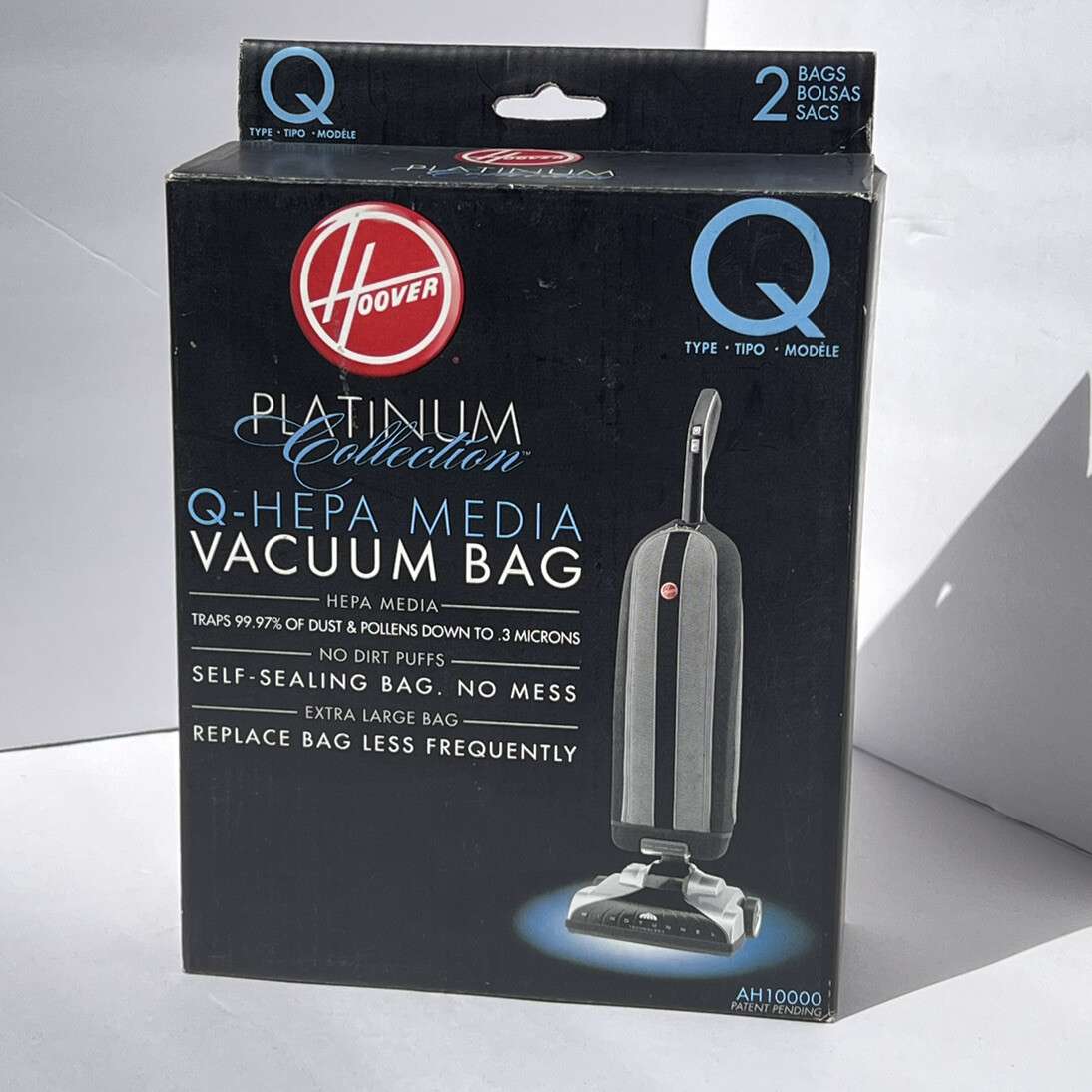 Hoover HEPA Type Q Vacuum Bags For AH10000 Self Sealing, (Single Pack