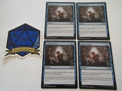 x4 Frantic Search Ultimate Masters MTG Magic The Gathering TexasNerdGames