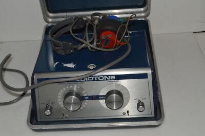 Rb Royal Industries Audiotone Modell Au-2-Sm Audiometer Mit Tasche (Aul16)