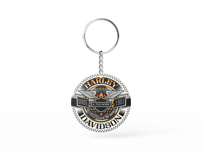 Portachiavi Moto Stoffa +69 HORSE POWER: Antigraffio, Ricamato, Regalo Per Motociclisti