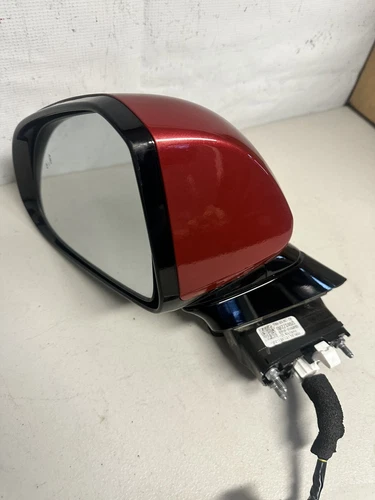 2019-2022 HYUNDAI SANTA FE SEL DRIVER SIDE DOOR MIRROR W/BLIND SPOT ALERT WHITE 