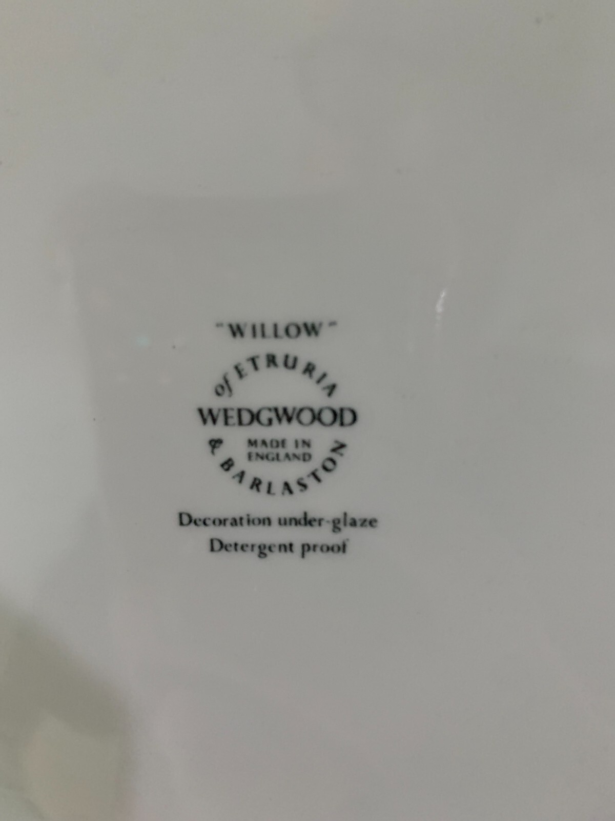 8 Vintage Wedgwood Collection Willow Dinner Plates&nbsp;