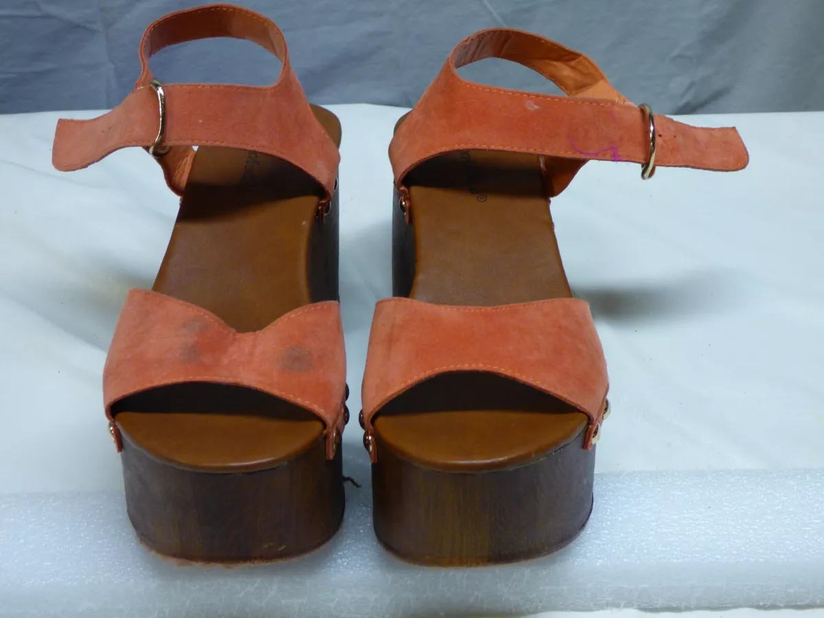 Breckelle s Wedge Platform Sandal Open Toe Ankle Strap Women s