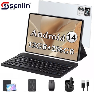 2025 New Tablet PC 12GB+256GB Android14 1920*1200 8000mAh 10Zoll 5GWiFi6 Netflix