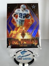 2021 Panini Phoenix Emmitt Smith Fire Forged Purple /125 Dallas Cowboys