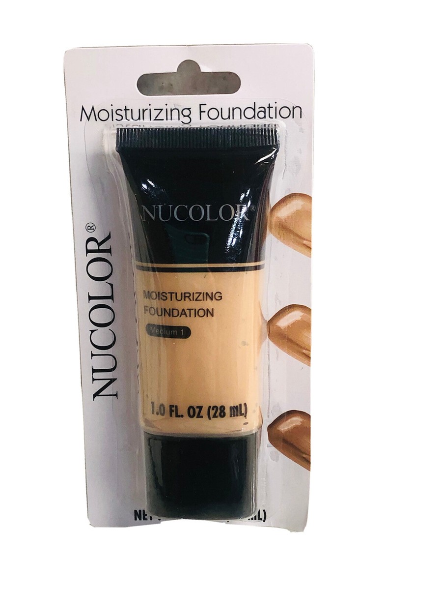 Nucolor-Moisturizing Foundation-Medium 1. 1.0oz/28ml. ShipN24Hours