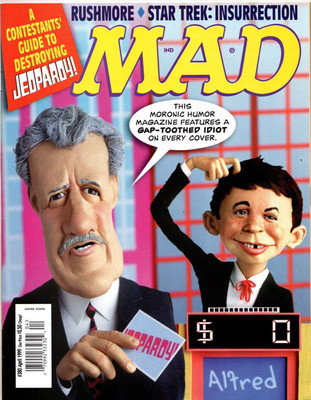 Mad Magazine #380 1999 VF/NM Still in shipping wrapper Jeopardy Cover