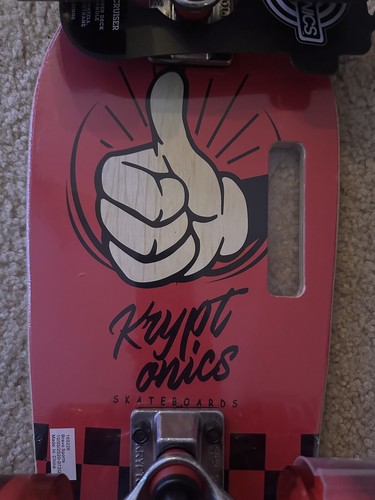 NEW Kryptonics 19" Stubby Cruiser Skateboard – Lightweight 7-Ply Maple Deck - Picture 9 of 14
