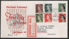 1966 Australia Decimal Definitive Series Queen Elizabeth Certified ROYAL FDC