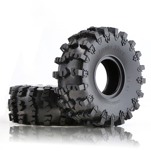 4pcs/set 2.2 Inch Tire Rubber Wheel Tires Parts for AXIAL 1/10 T4 RC Crawler Car - Picture 3 of 9