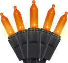 Orange Halloween Lights (11 Feet, 35 Count) - Mini Halloween String Lights Indoo