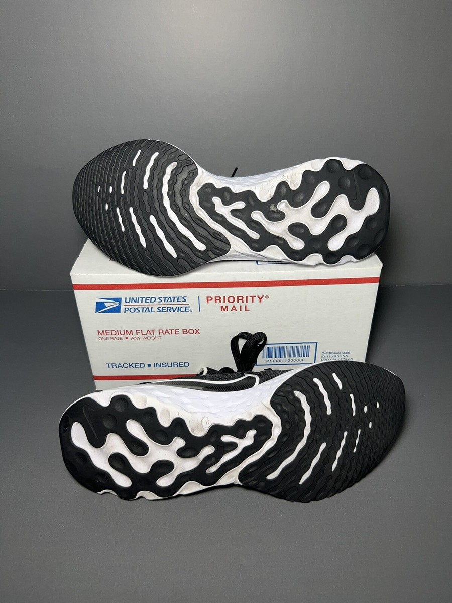 Nike React Infinity Run Flyknit CD4371-002 Black White Running Shoes Mens Size 8 Nike React Infinity Run Flyknit Size 8 Mens CD4371 002  main image 2