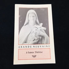 VTG‼ St. Therese of Lisieux Catholic Booklet FRENCH • FREE S/H‼ • W/ TRACKING‼