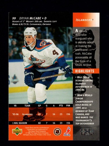 1996-97 Upper Deck Series 1 Base Hockey Cards You Pick - Picture 571 of 1,021