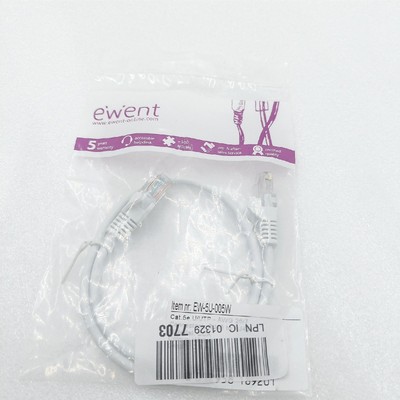 Ewent Ethernet Patchkabel Kategorie 5e U/UTP 1 Gb PVC CCA AWG 26/7 0.25m Grün Zu