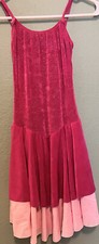 Two Tone Glittery Light  Hot Pink Child  s Dancewear Dress