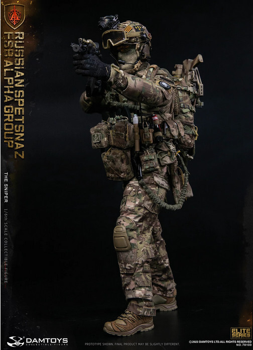 New DAMTOYS 78100 Russian Spetsnaz FSB Alpha Group Sniper 12